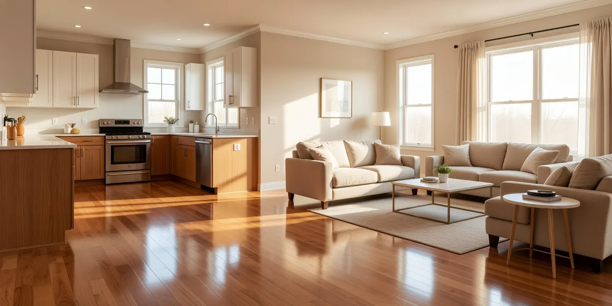 Tidy room details, kitchen/bath reset, folded linens; authentic service-intent imagery.